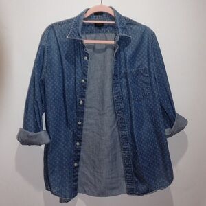 J crew denim men’s button down